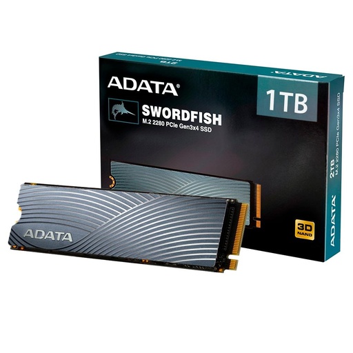 [ASWORDFISH-1T-C] Unidad SSD AData Swordfish 1Tb M.2 2280 PCIe Gen3 x4